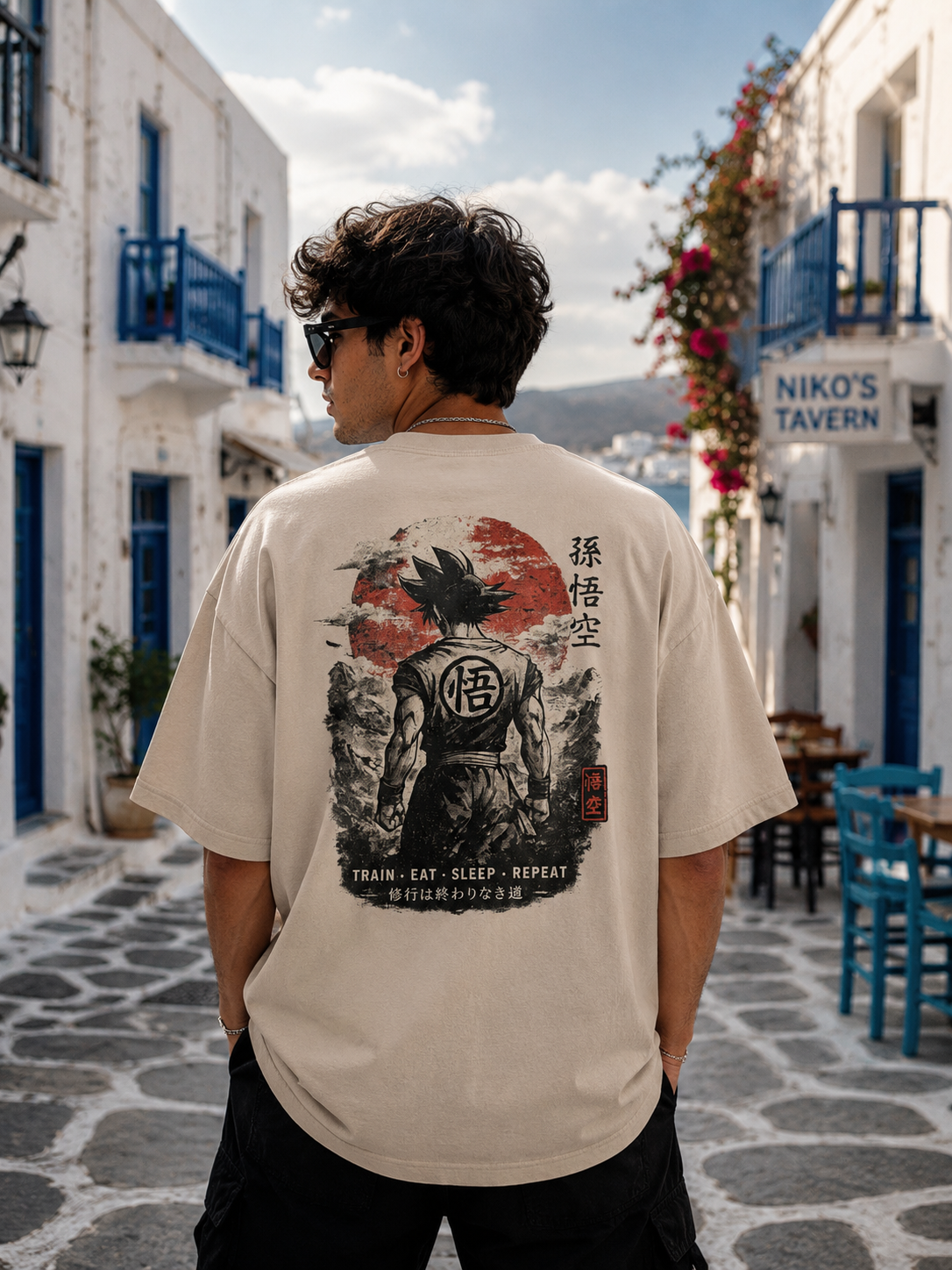 Anime Warrior Oversized T-Shirt