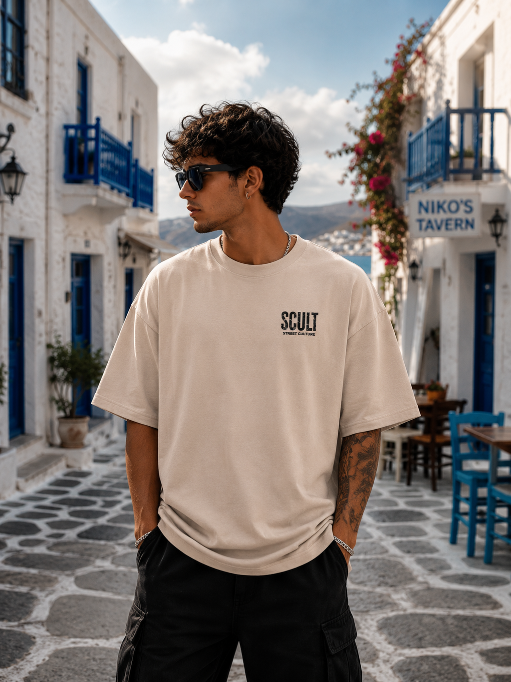 Anime Warrior Oversized T-Shirt