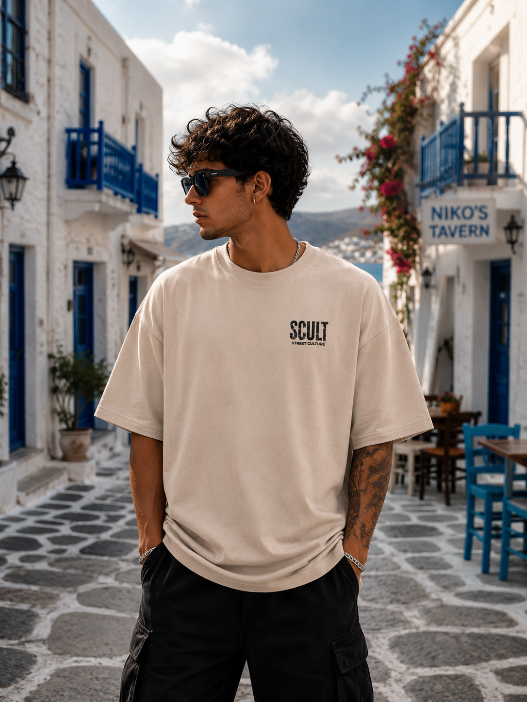 Anime Warrior Oversized T-Shirt