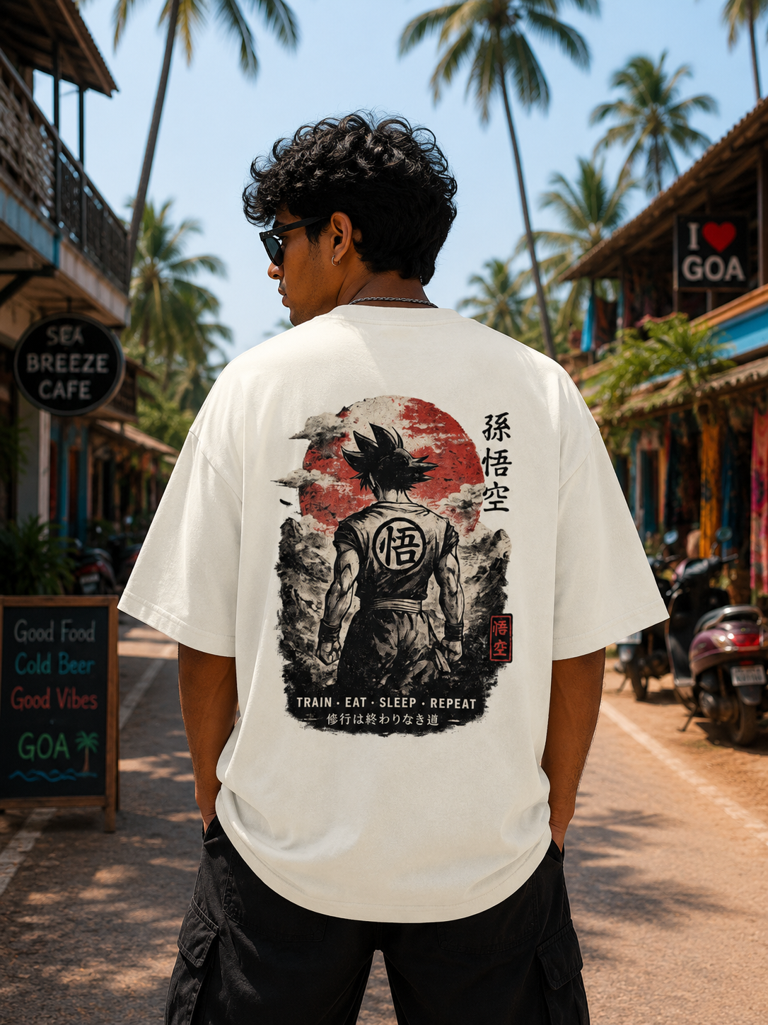 Anime Warrior Oversized T-Shirt