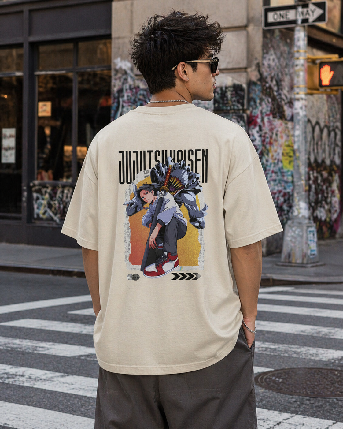 JUJUTSU KAISEN Oversized Anime T-Shirt