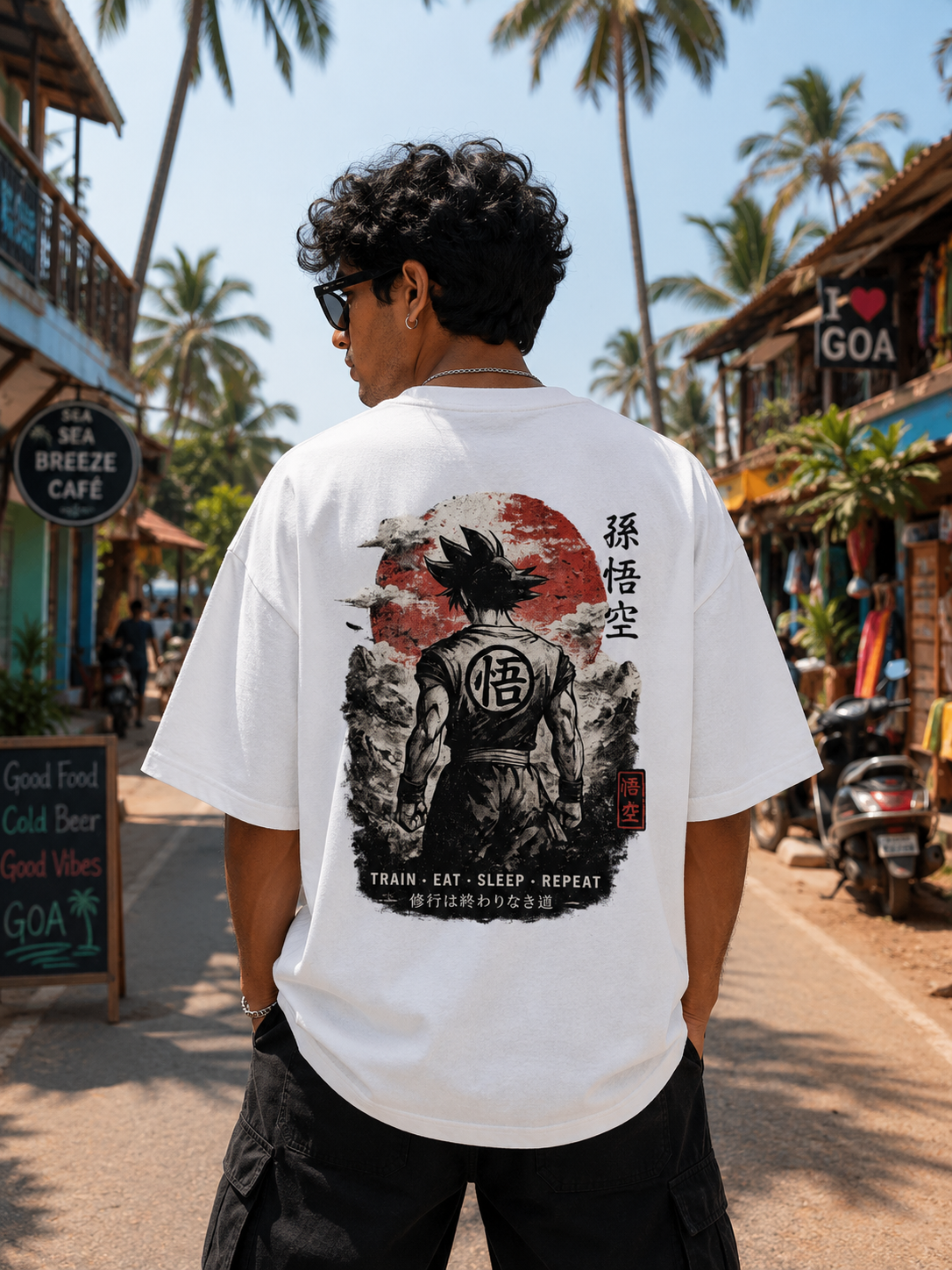 Anime Warrior Oversized T-Shirt