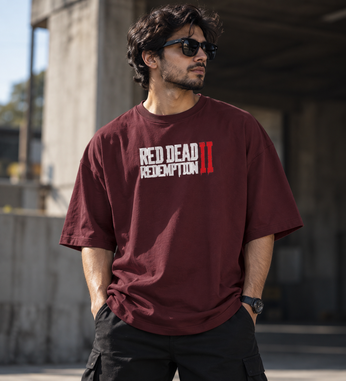 Arthur Morgan Inspired Oversized Graphic Tee