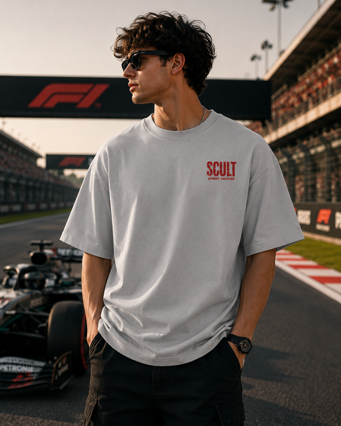 Formula 1 Hamilton & Michael Oversized Tee
