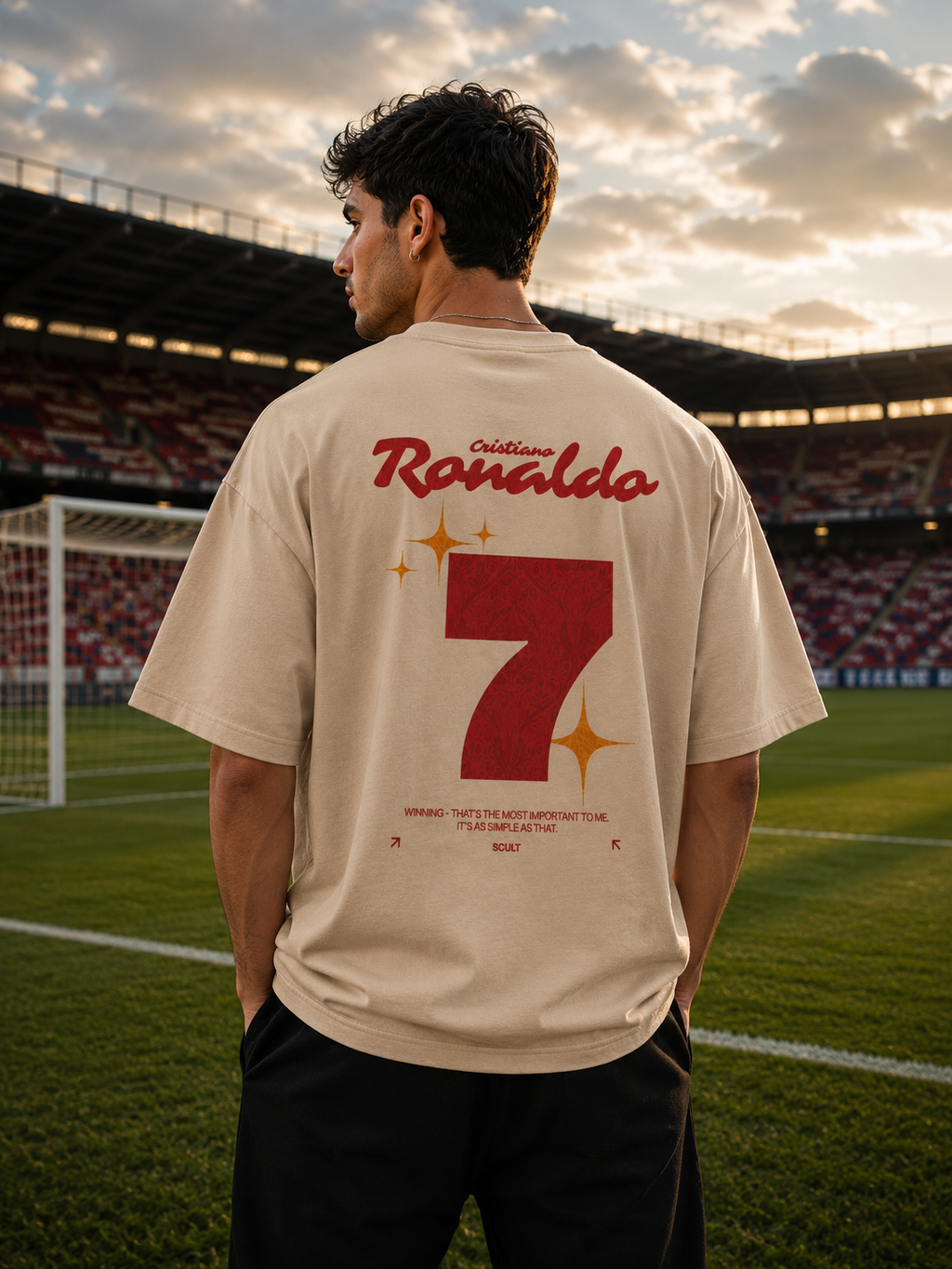 Premium Cristiano Ronaldo 7 Oversized Streetwear Tee