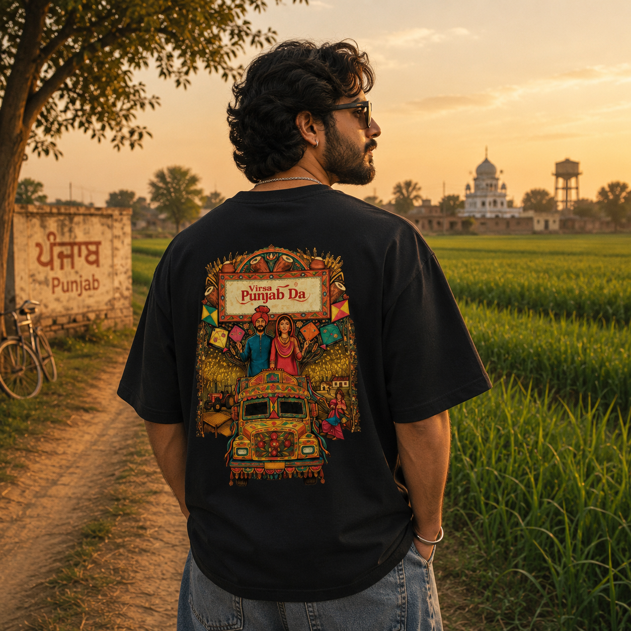 Punjab Da Virsa Oversized Tee