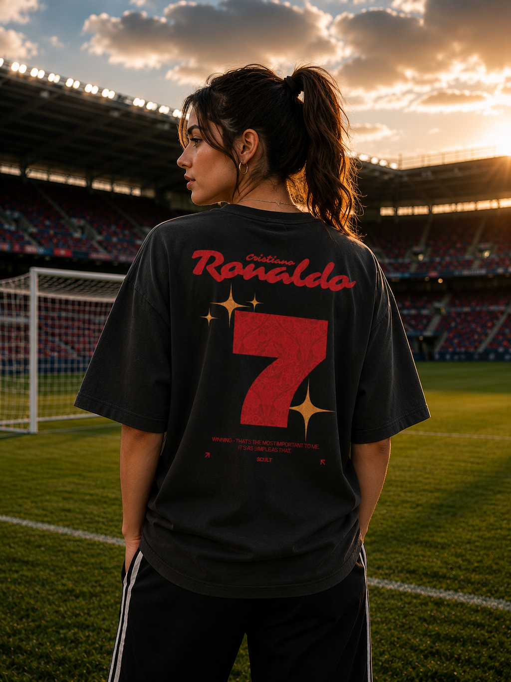 Premium Cristiano Ronaldo 7 Oversized Streetwear Tee