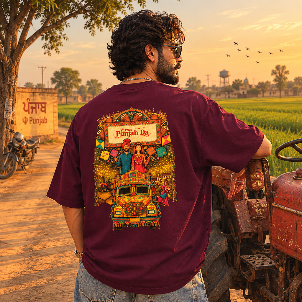 Punjab Da Virsa Oversized Tee