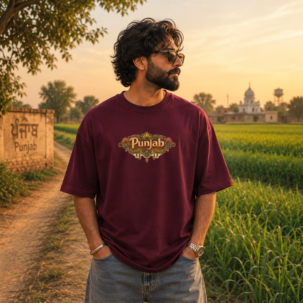Punjab Da Virsa Oversized Tee