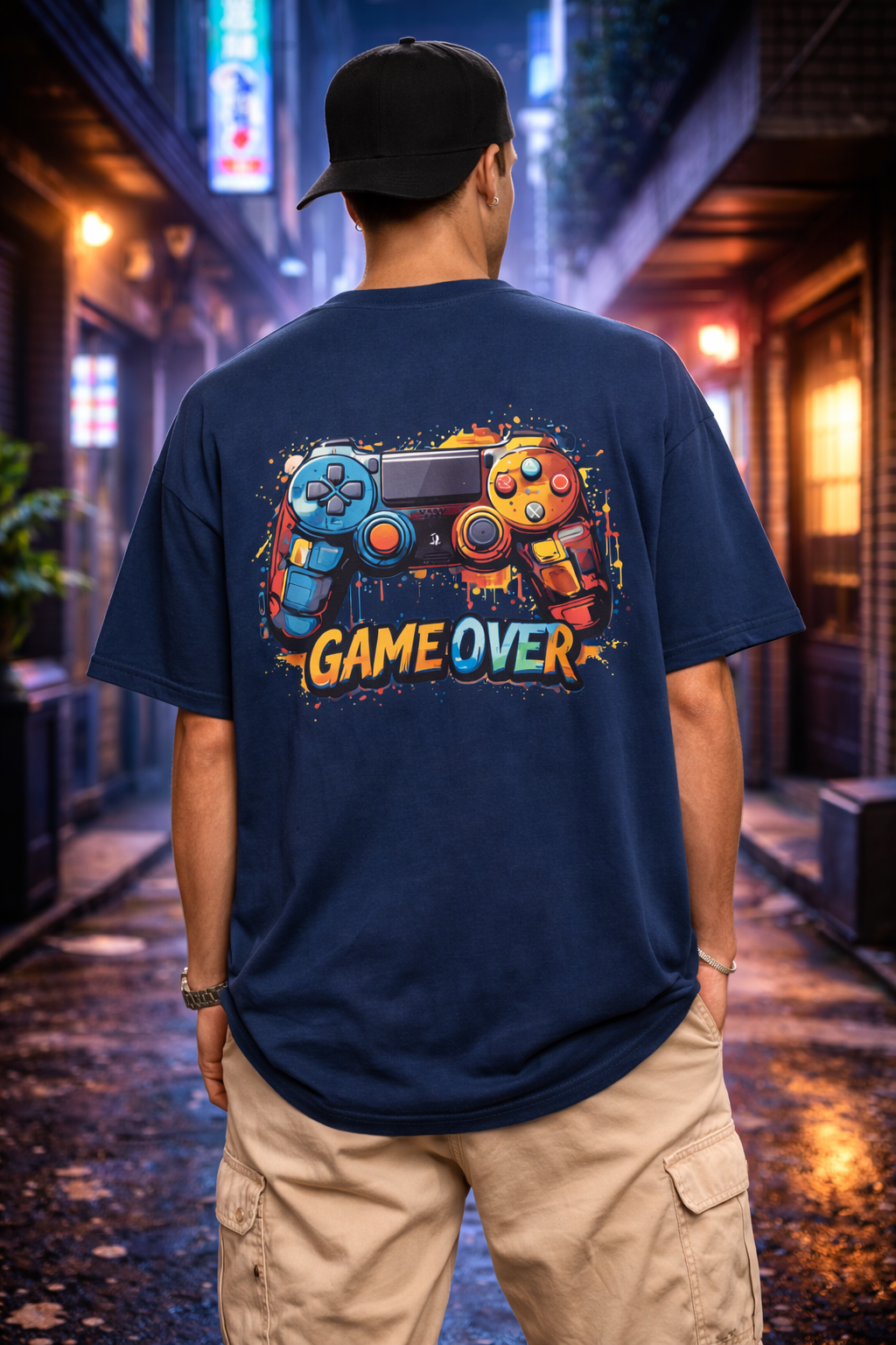 Game Over Oversized T-Shirt