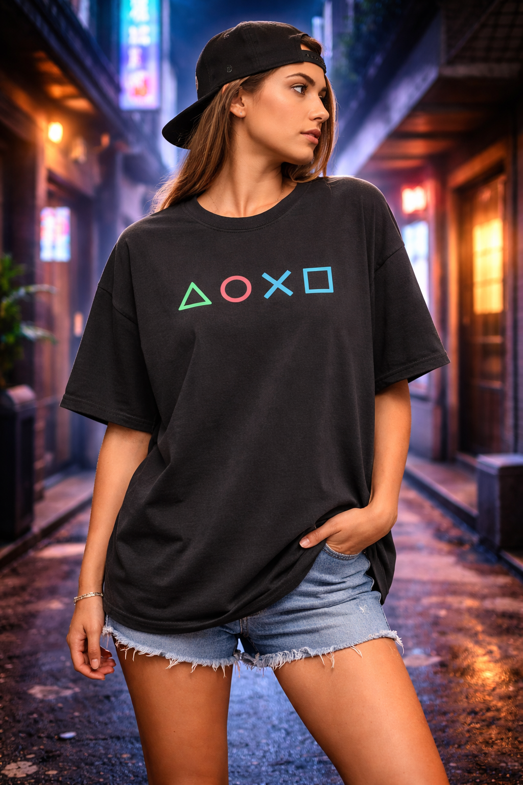 Game Over Oversized T-Shirt