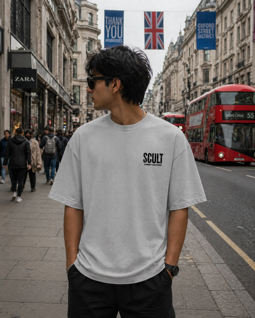 Gojo Anime Oversized T-Shirt