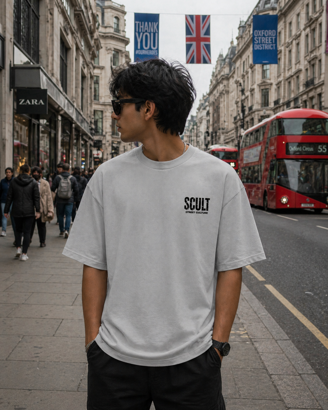 Gojo Anime Oversized T-Shirt