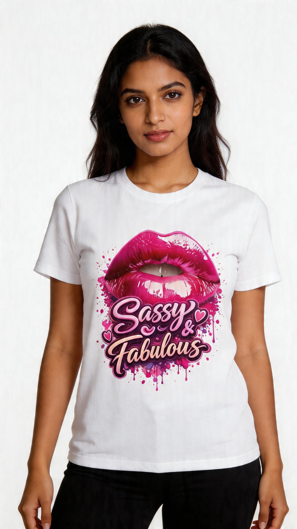 Sassy & Fabulous Lips Women’s T-Shirt