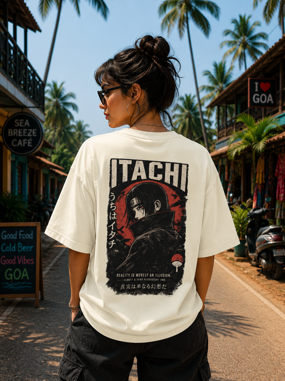 Itachi Anime Oversized T-Shirt
