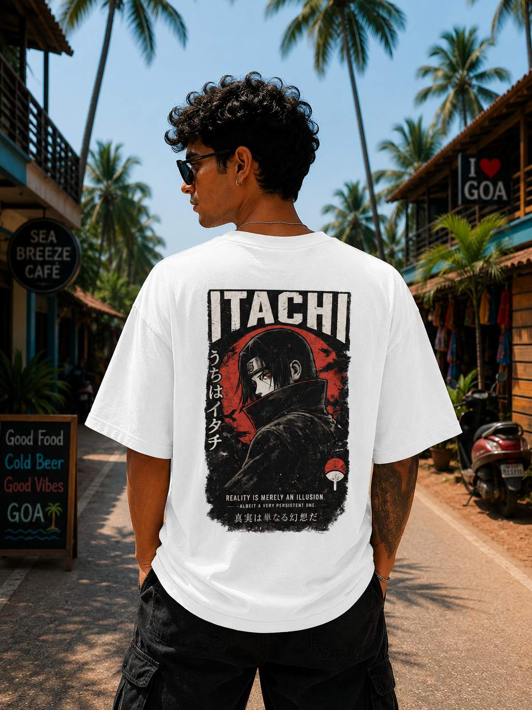 Itachi Anime Oversized T-Shirt