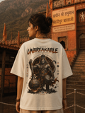 Unbreakable Hanuman Oversized T-Shirt