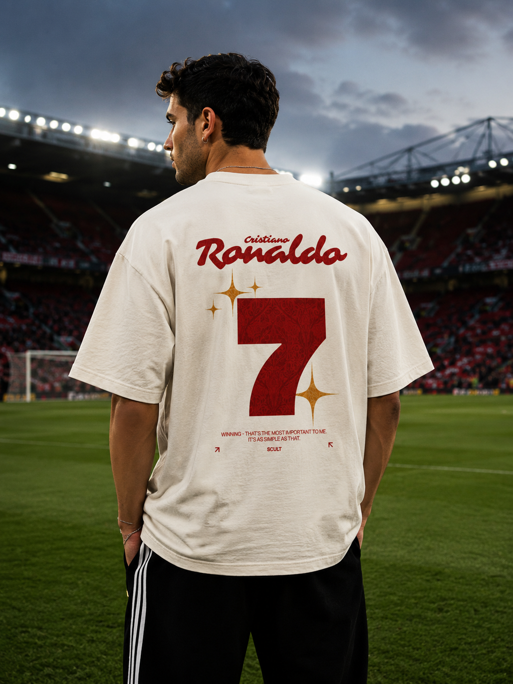 Premium Cristiano Ronaldo 7 Oversized Streetwear Tee