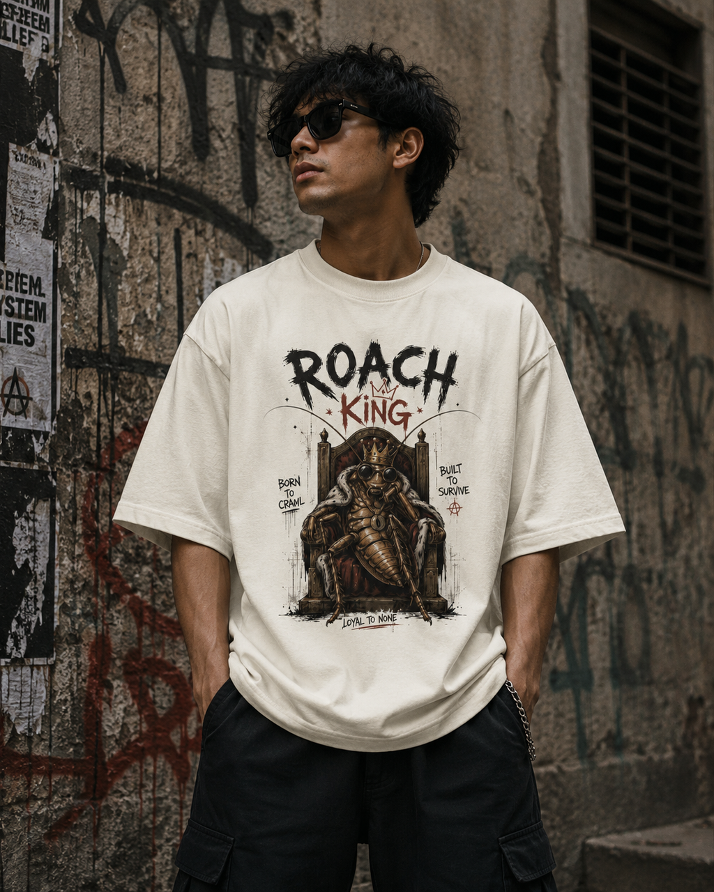 SCULT Cockroach King Oversized T-Shirt