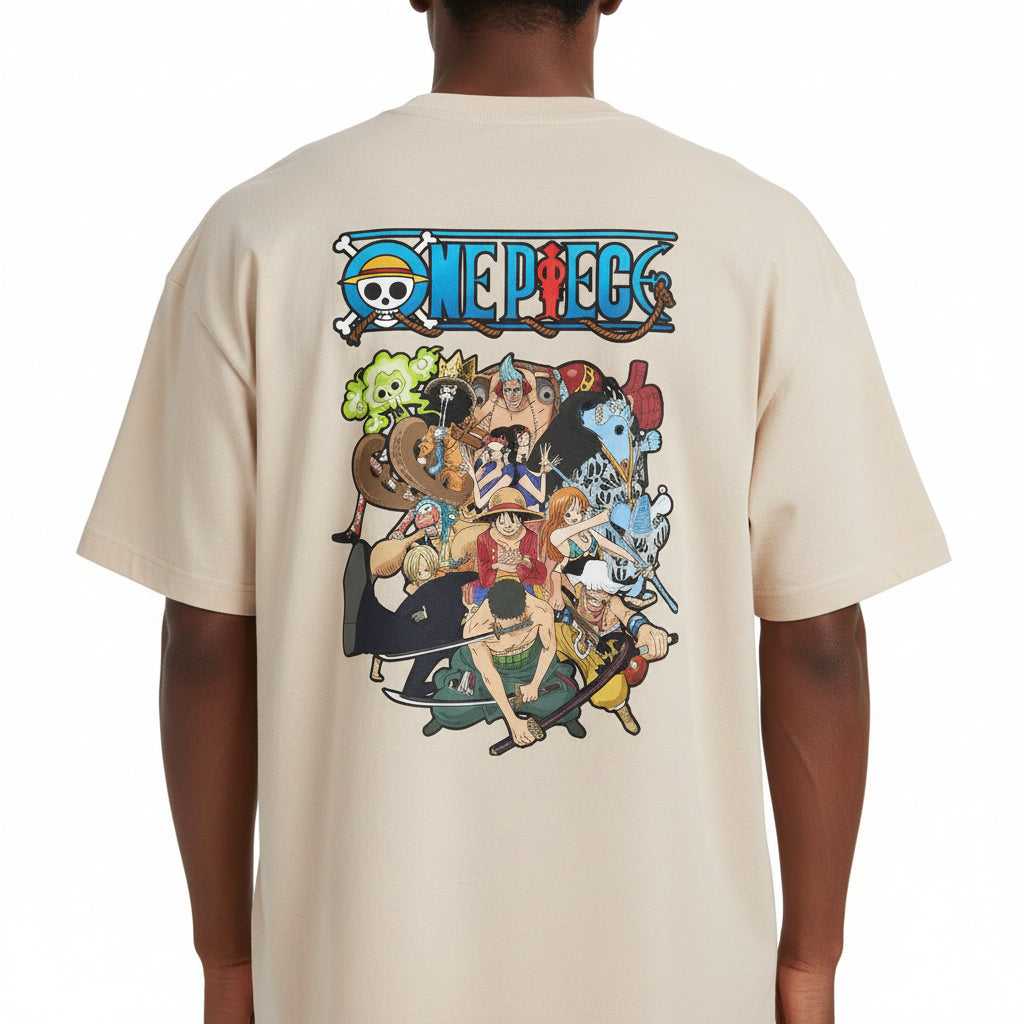 One Piece Anime Oversized T-Shirt