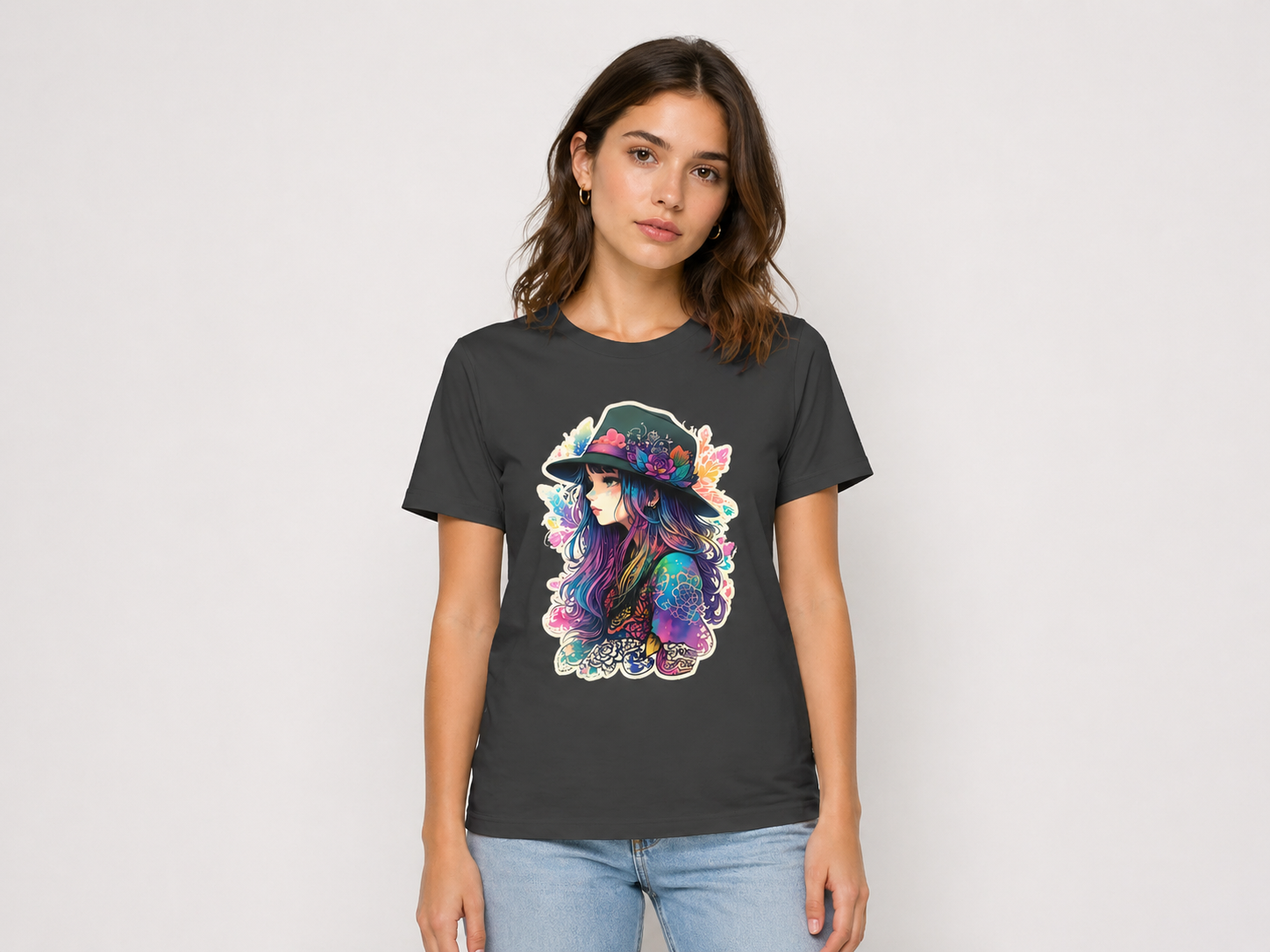 Floral Girl Women’s T-Shirt