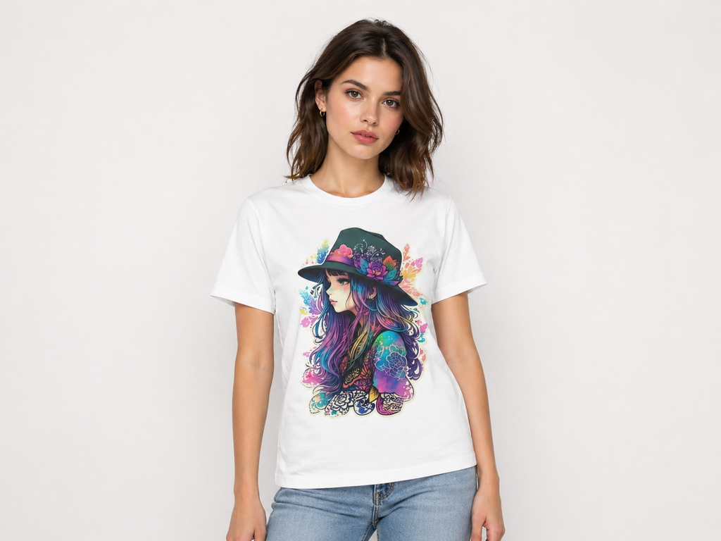 Floral Girl Women’s T-Shirt