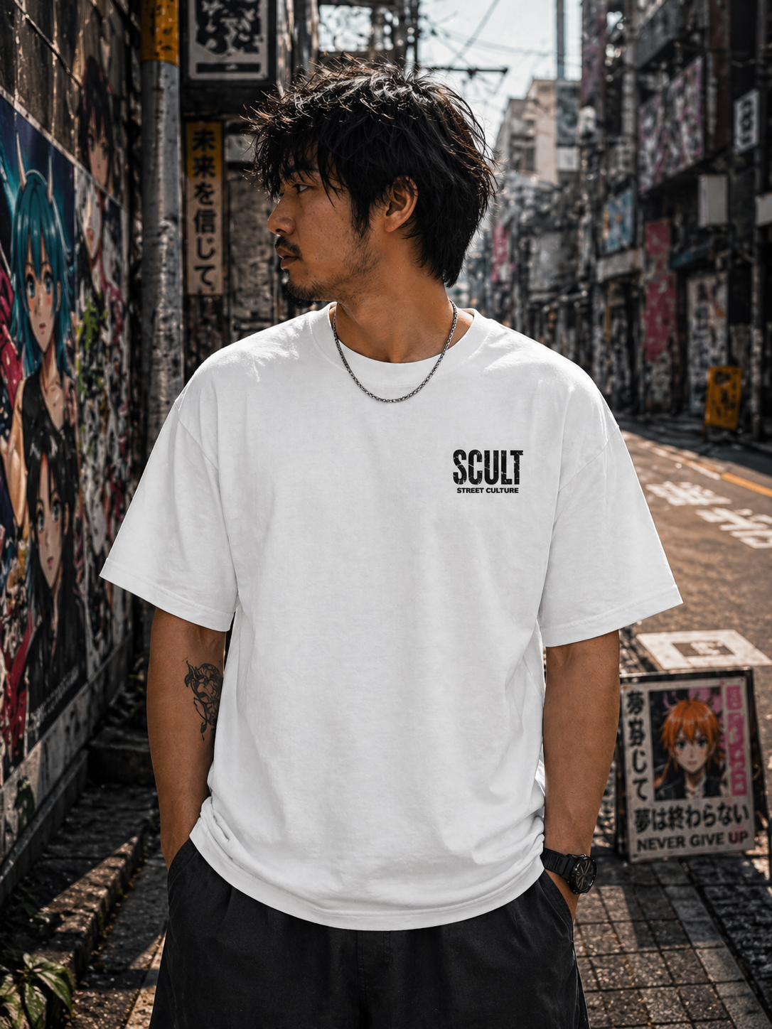 Rebel Anime Oversized T-Shirt
