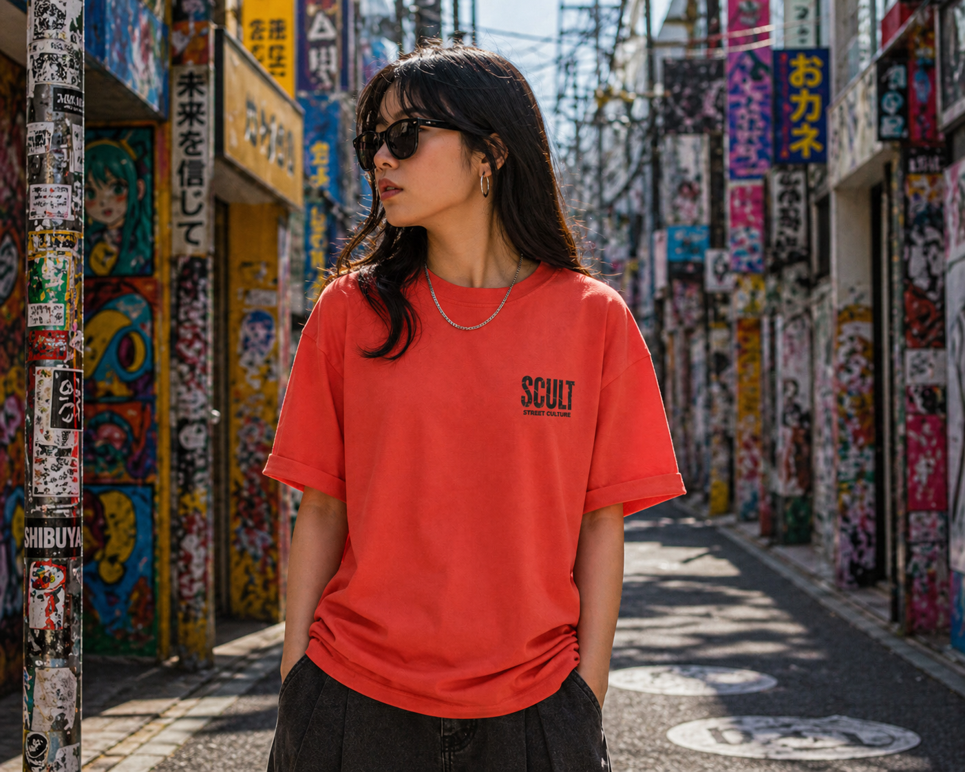 Rebel Anime Oversized T-Shirt