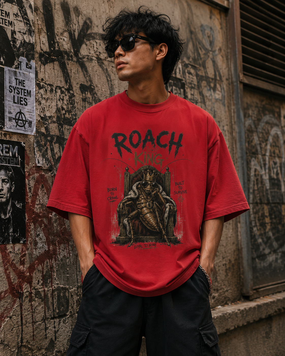 SCULT Cockroach King Oversized T-Shirt