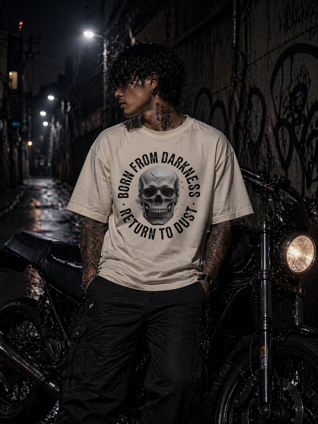 Born From Darkness Skull T-Shirt