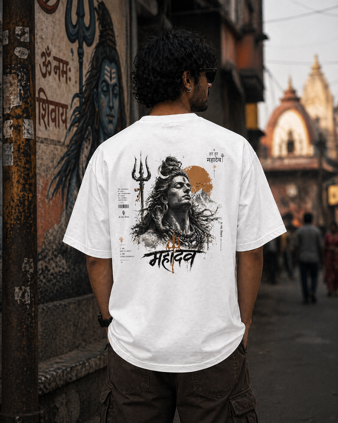 Mahadev Epic Edition Oversized T-Shirt