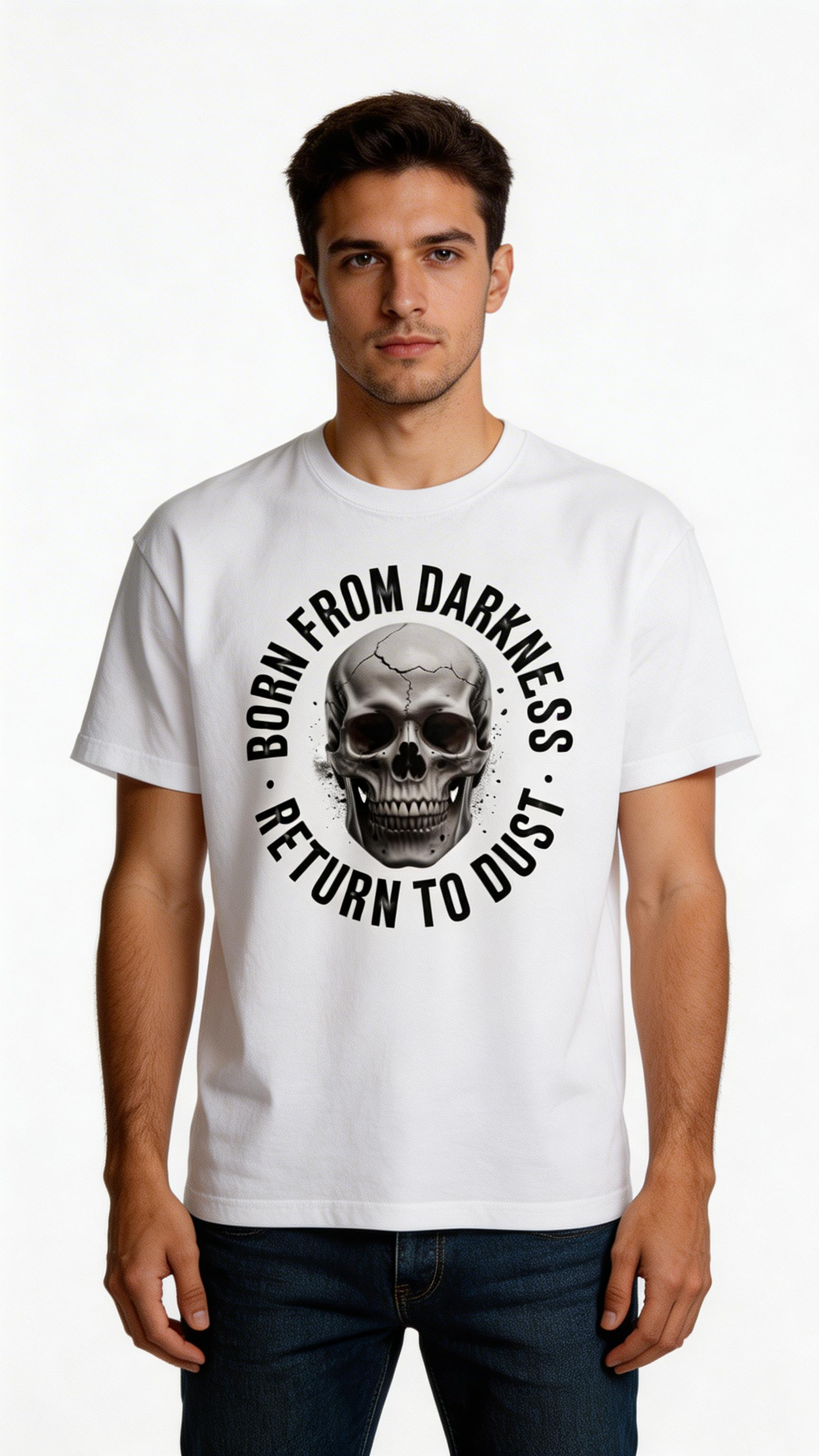 Born From Darkness Skull T-Shirt