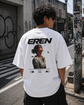 EREN Red Oversized T-Shirt